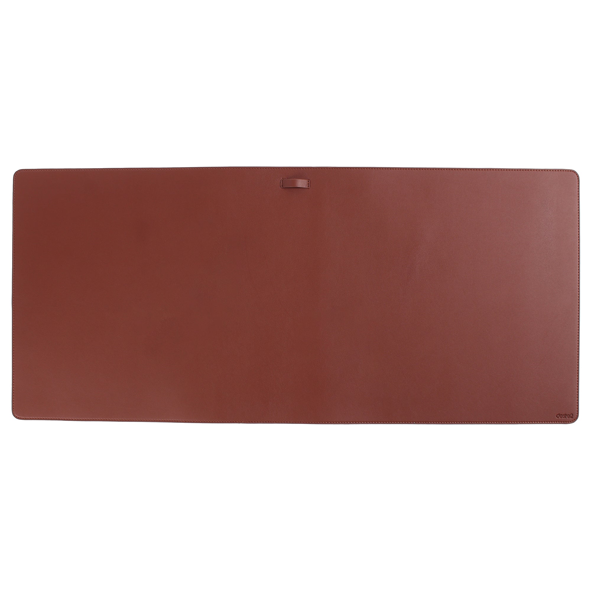 Brown Prestige Vegan Leather Desk Mat