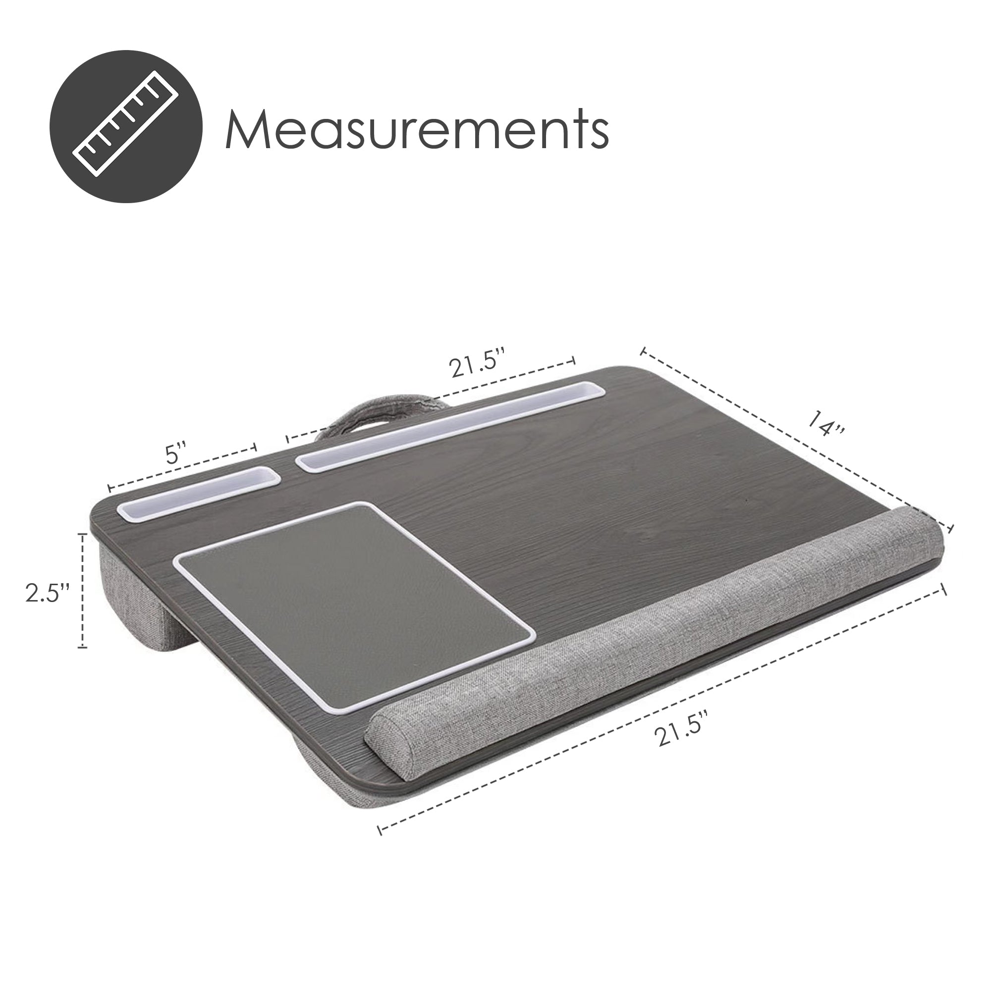 Left Handed Laptop Lap Desk