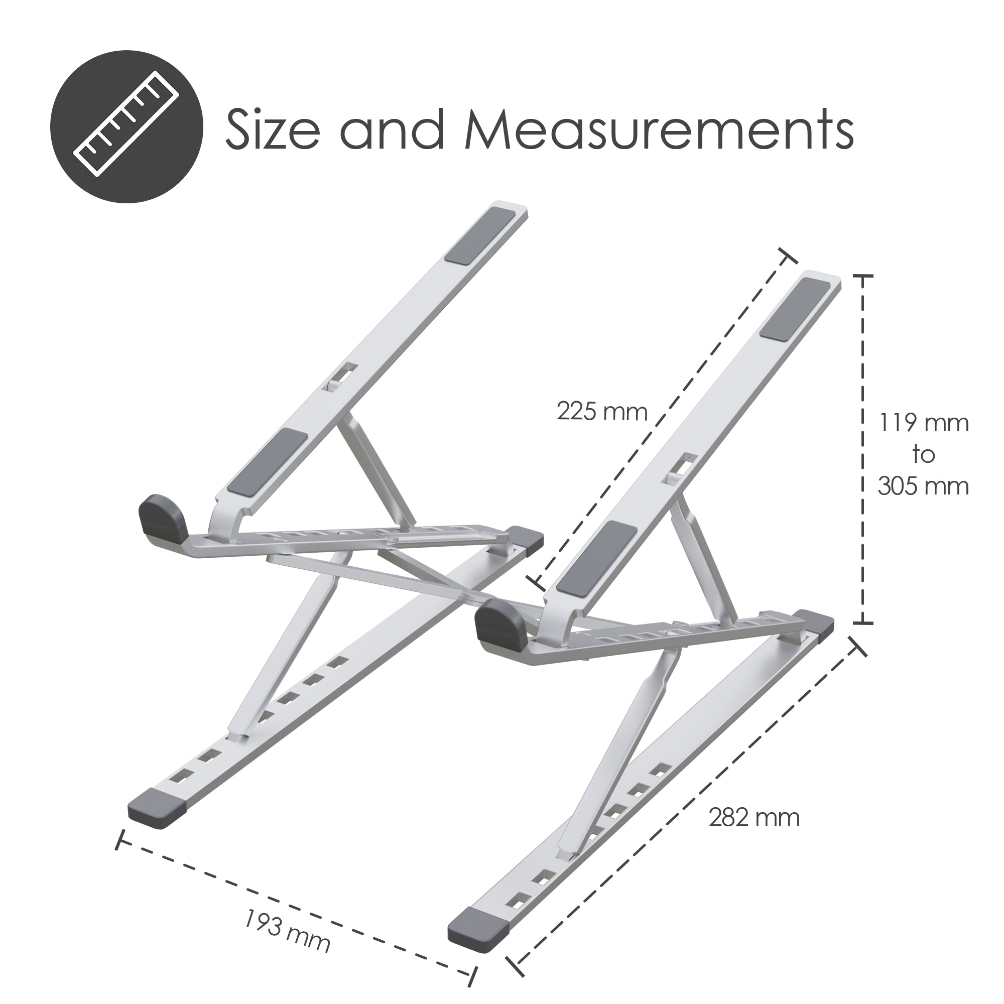 Foldable X Plus Laptop Stand