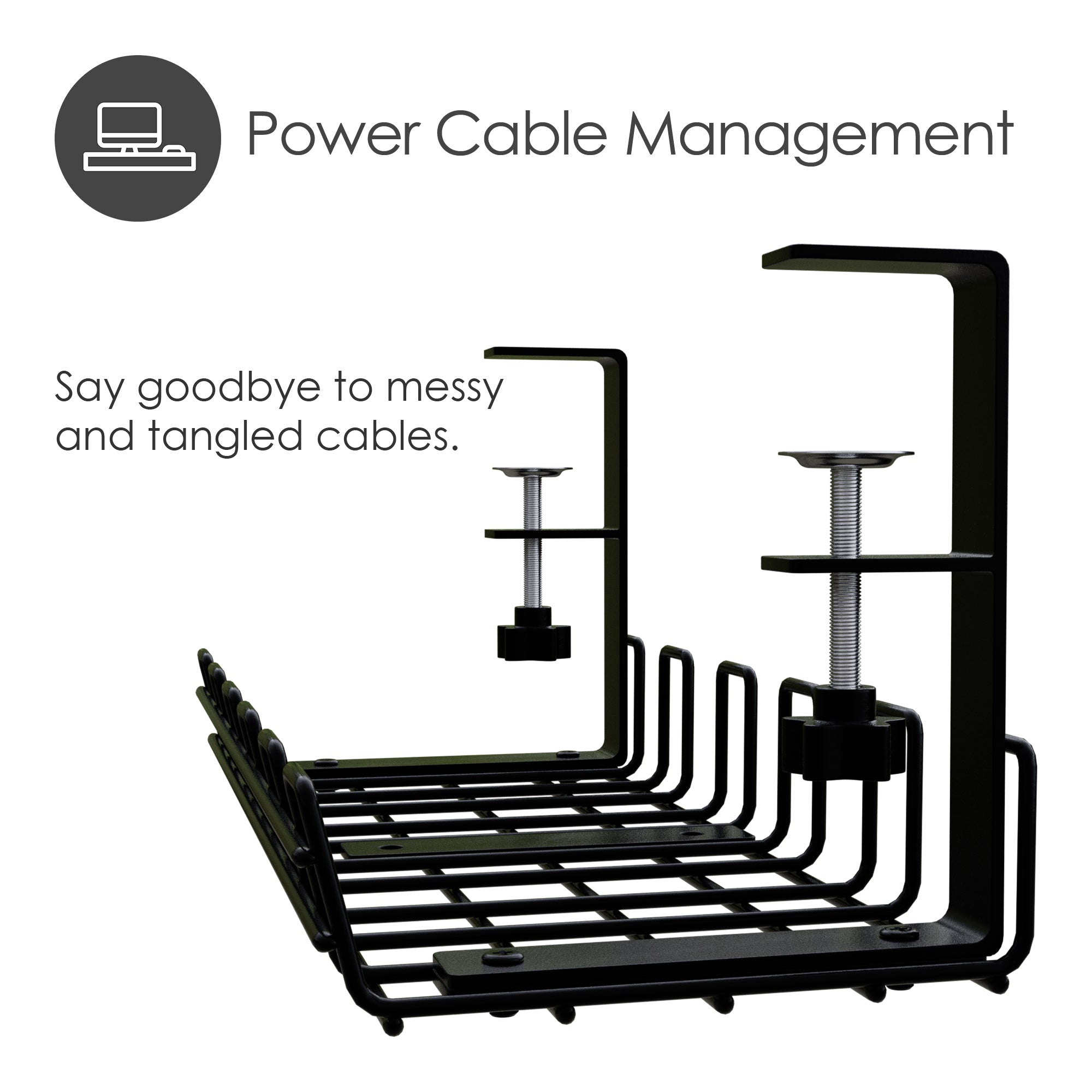 Deskmate Under Desk Power Strip Organiser