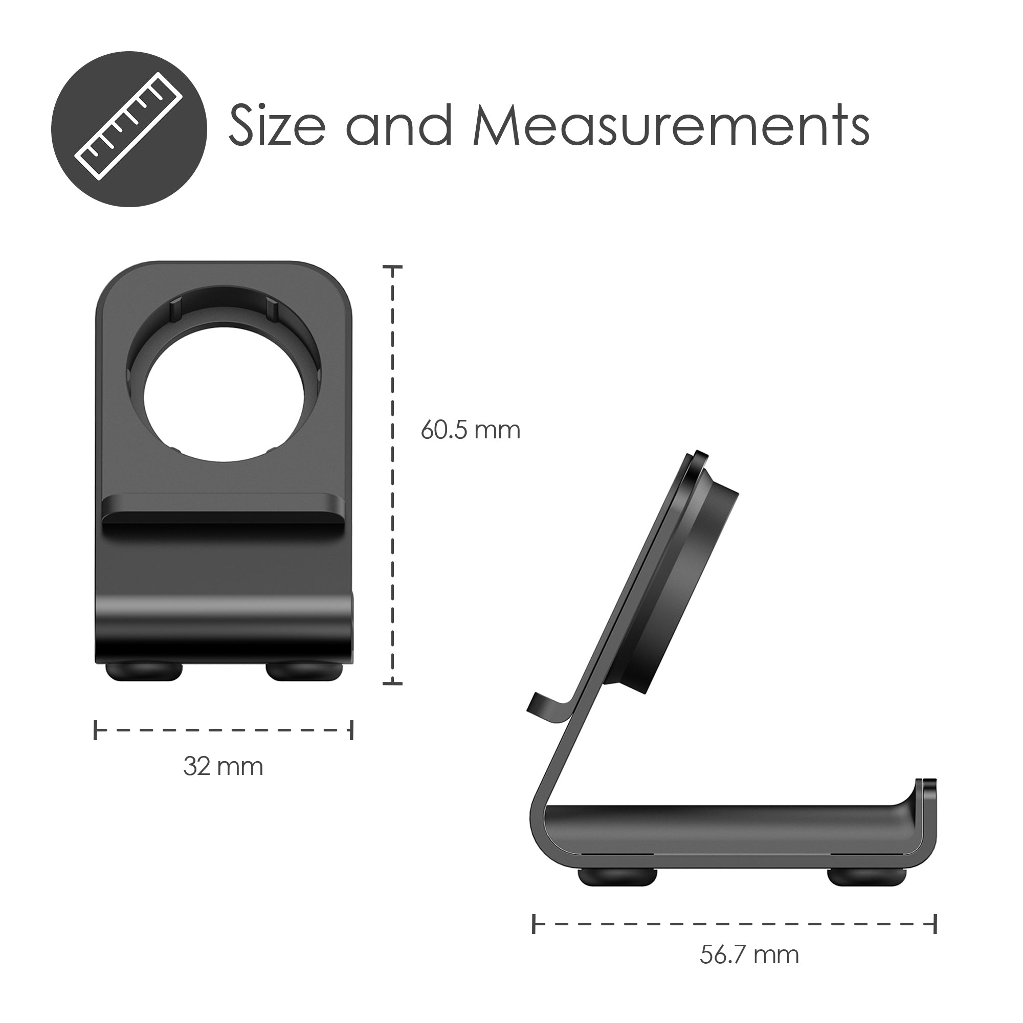 Restore Apple Watch Charging Stand Black