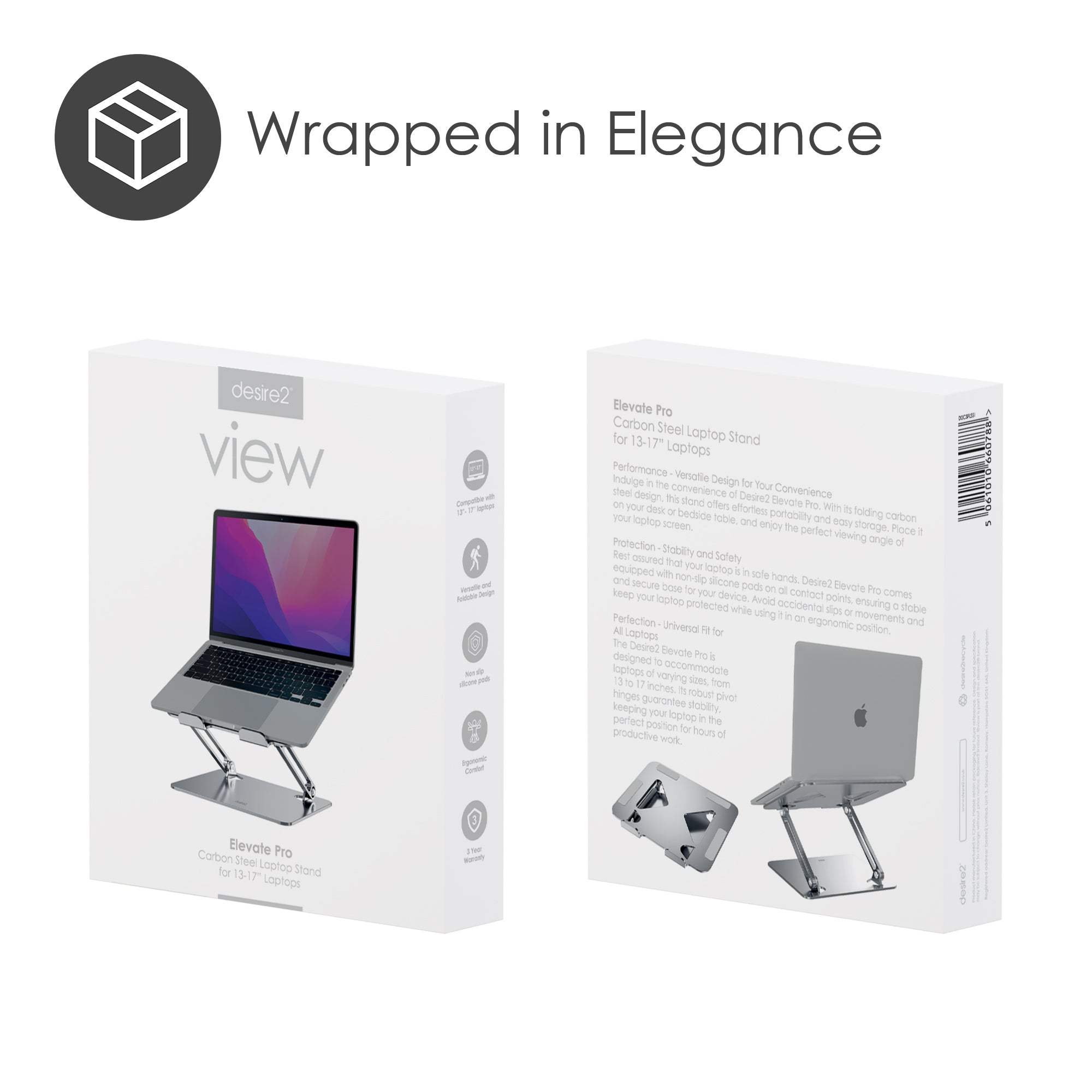 Elevate Pro Carbon Steel Laptop Stand