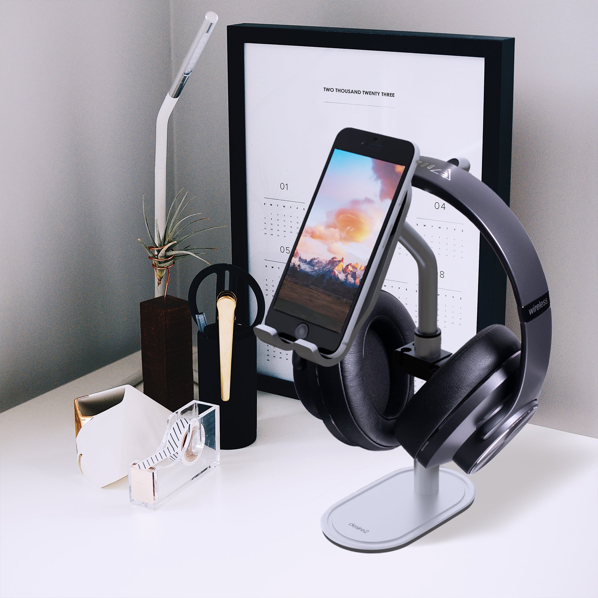 Headrest Pro Headphone And Phone Stand