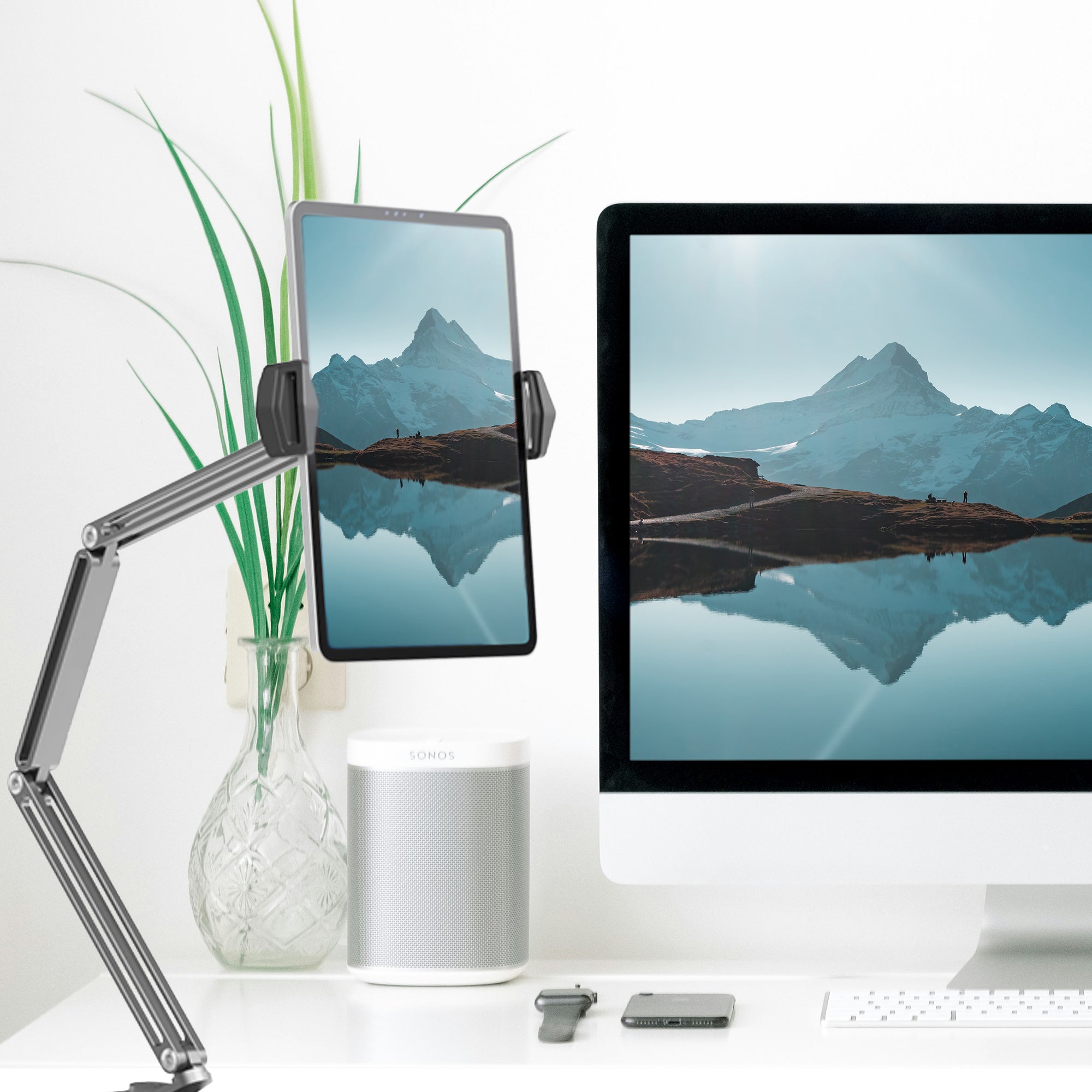 Tablet Desk Mount Flex Arm