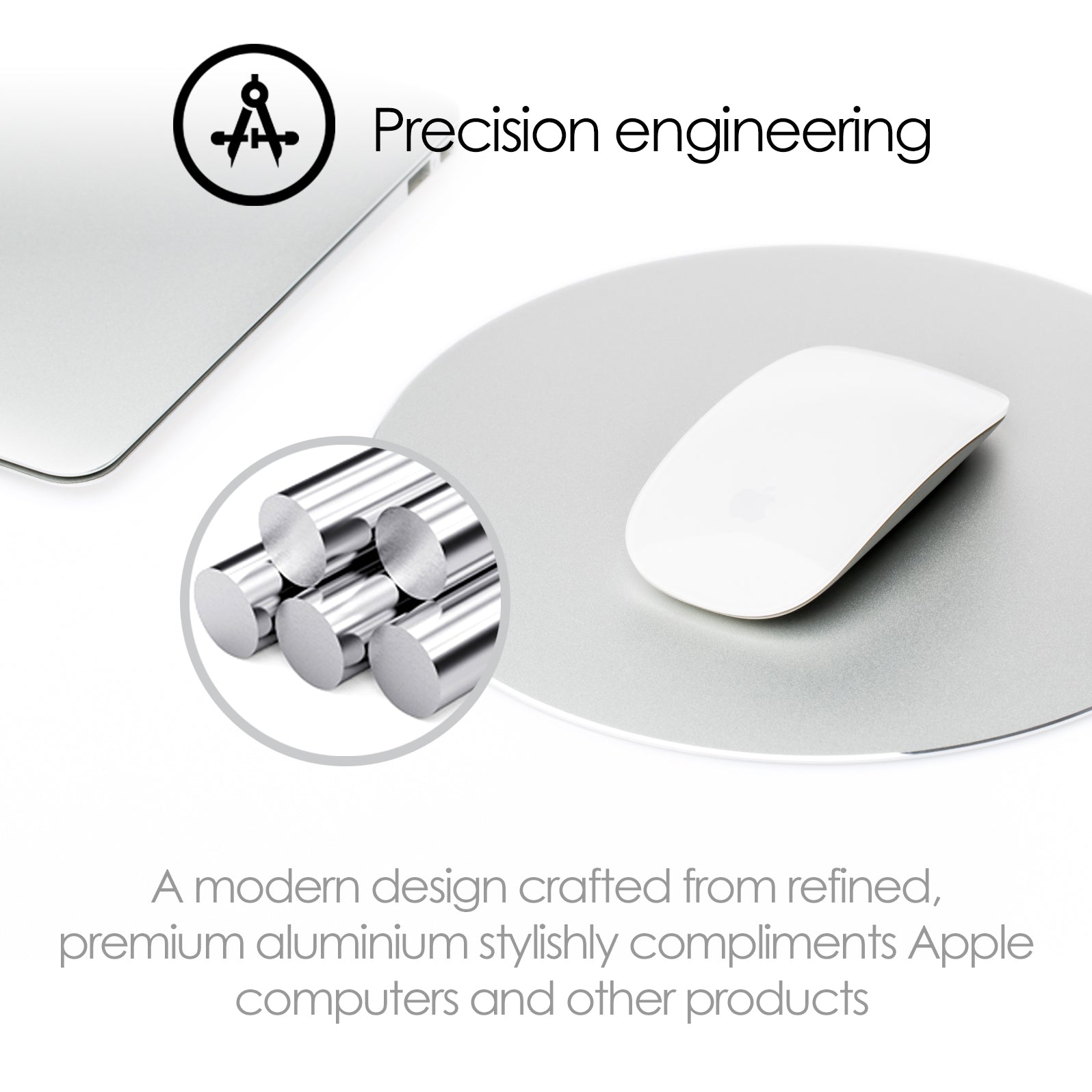 Aluminium Mousepad Circular