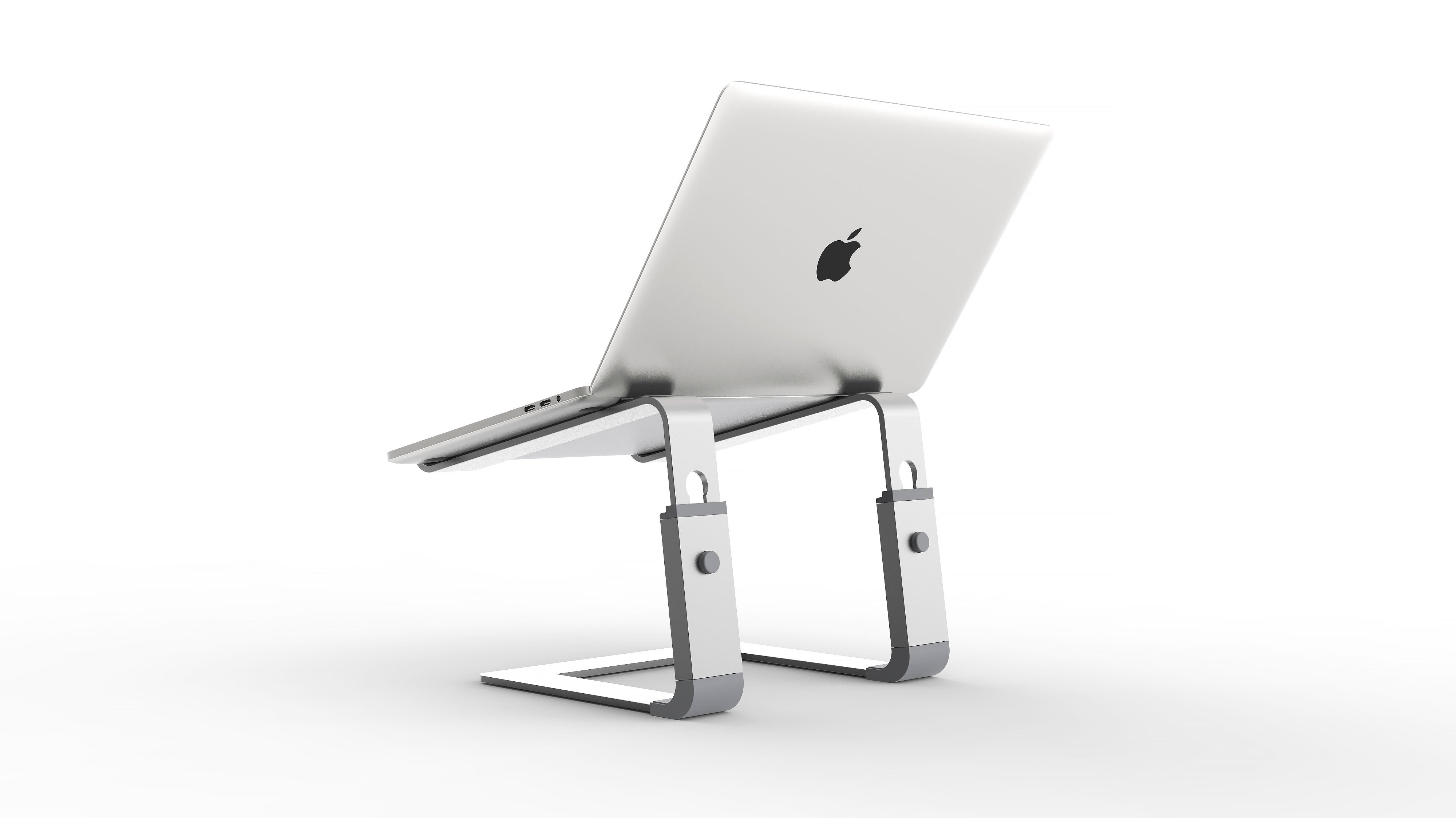 Supreme Pro Adjustable Laptop Stand Silver