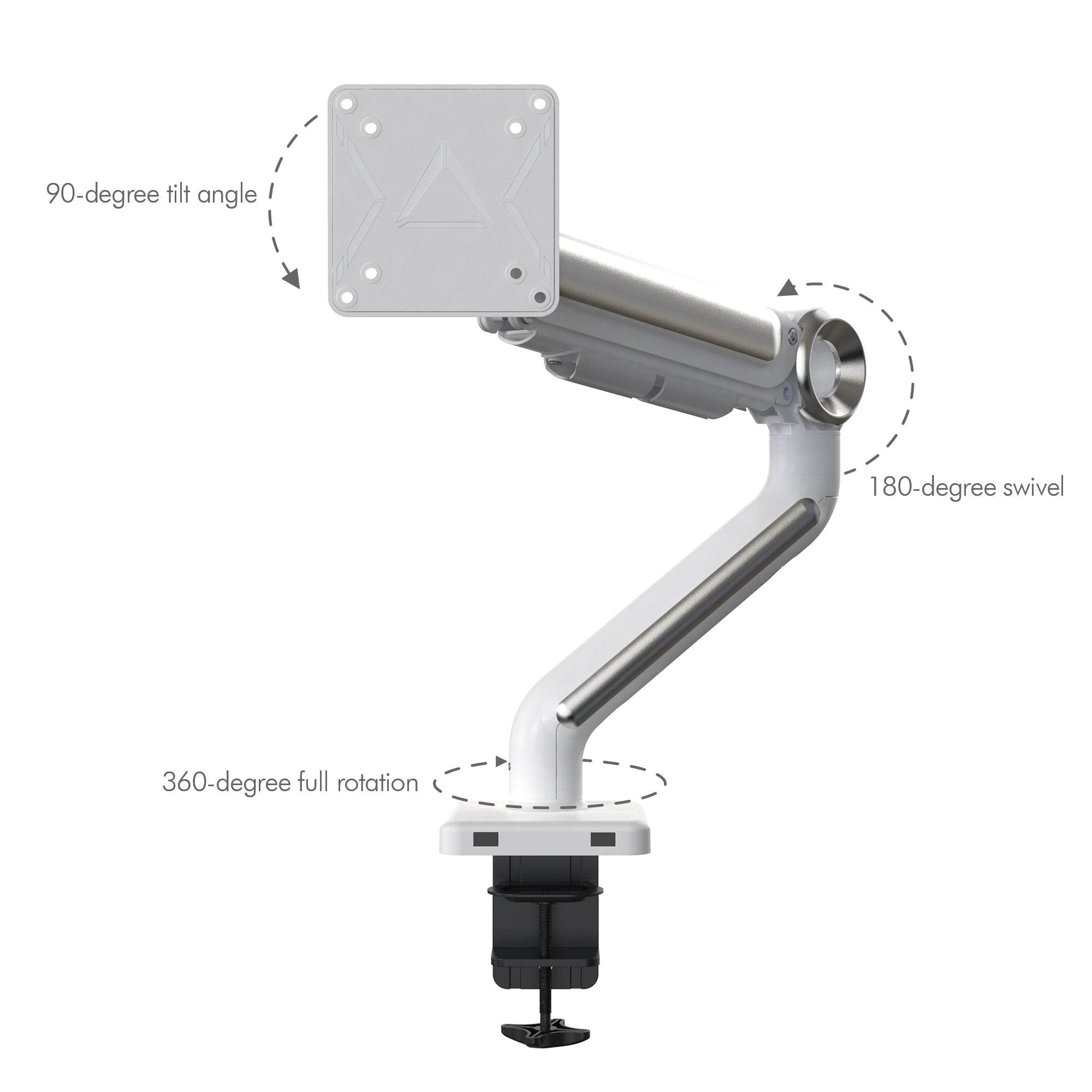 Single Monitor Arm Desk Mount