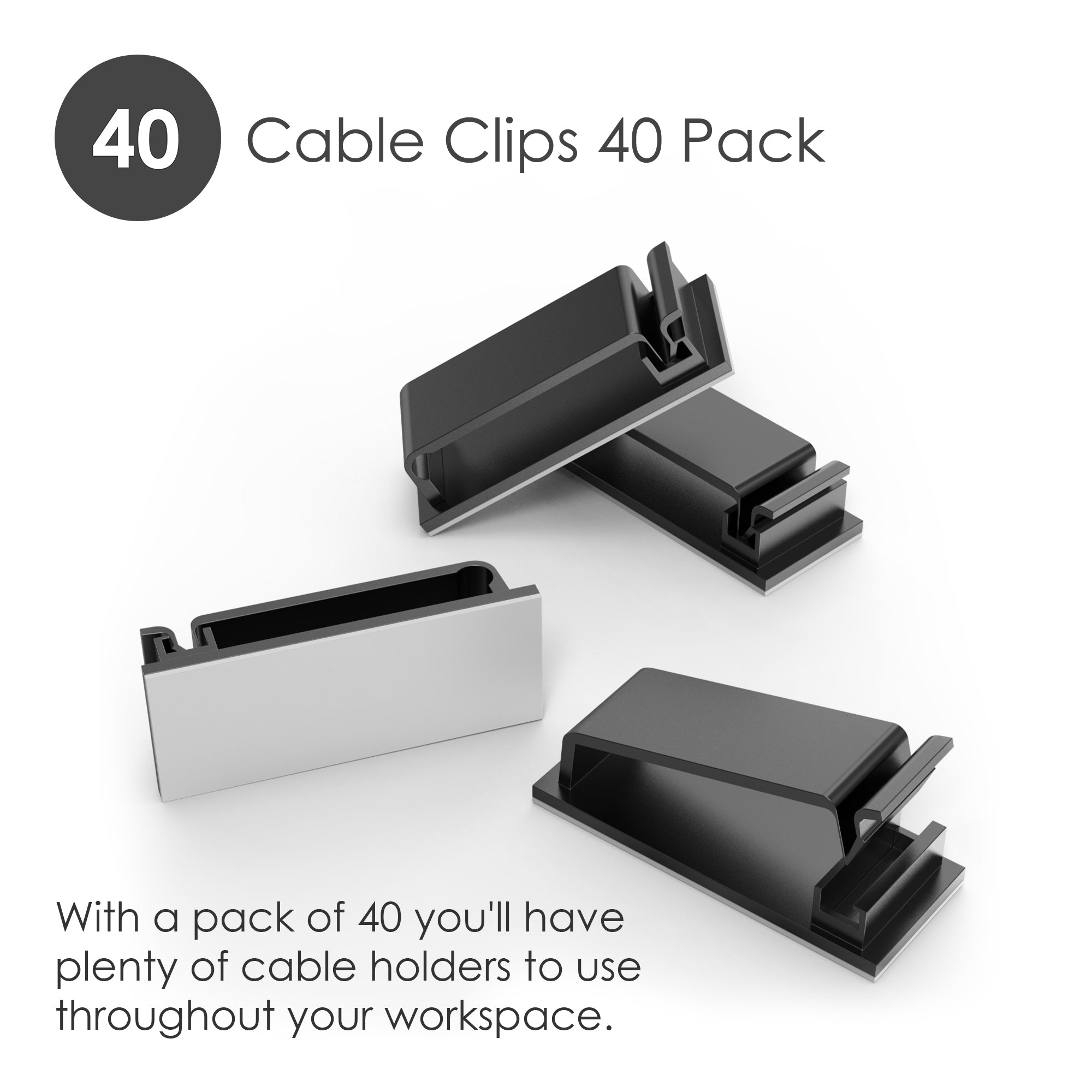 Enfold Cable Clips 40 Pack